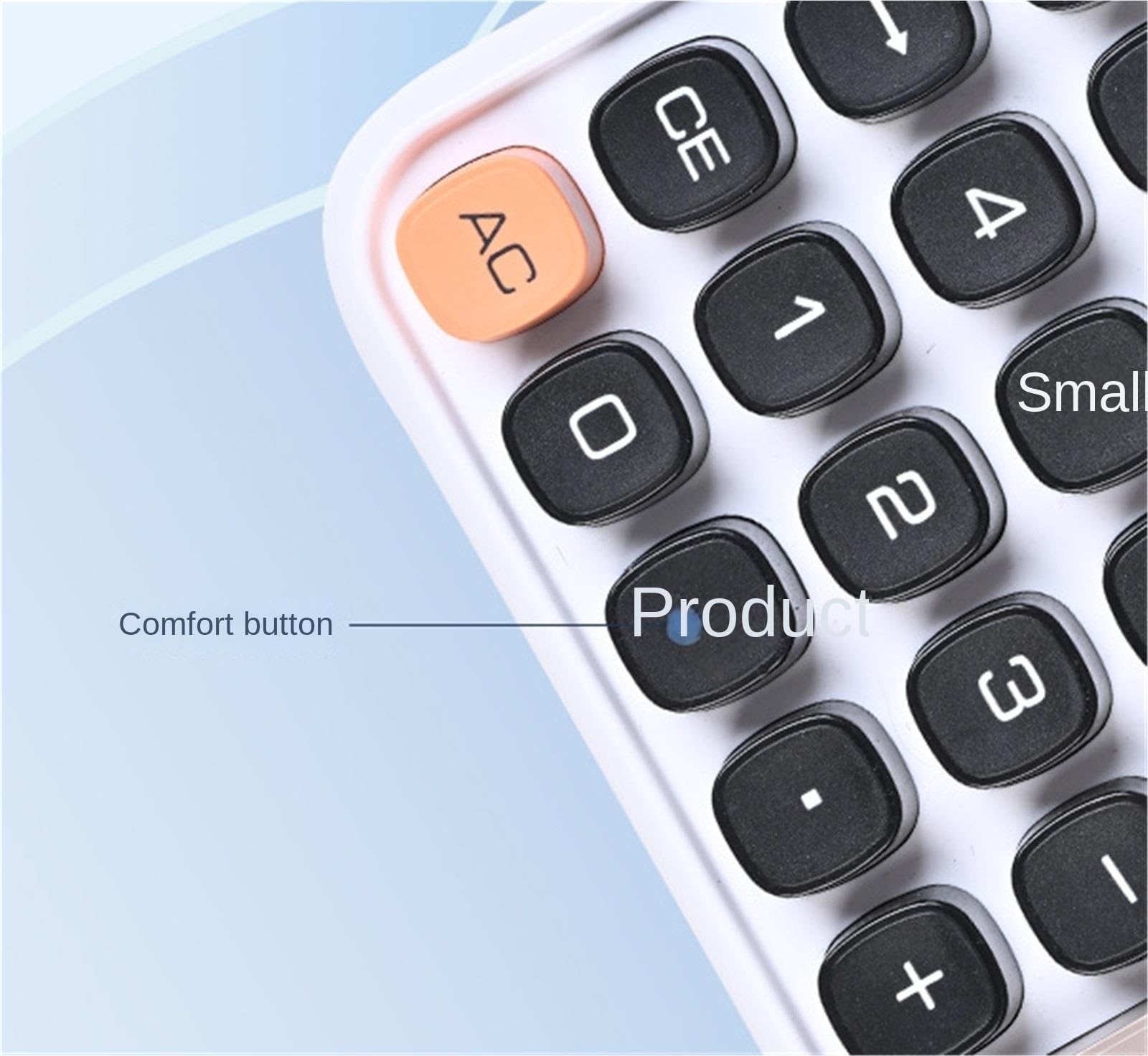 Fourniture Scolaire Calculatrice De Bureau Multifonctionnelle À Énergie Solaire Portable 10 Chiffres Outils Auxiliaires(Rosa)