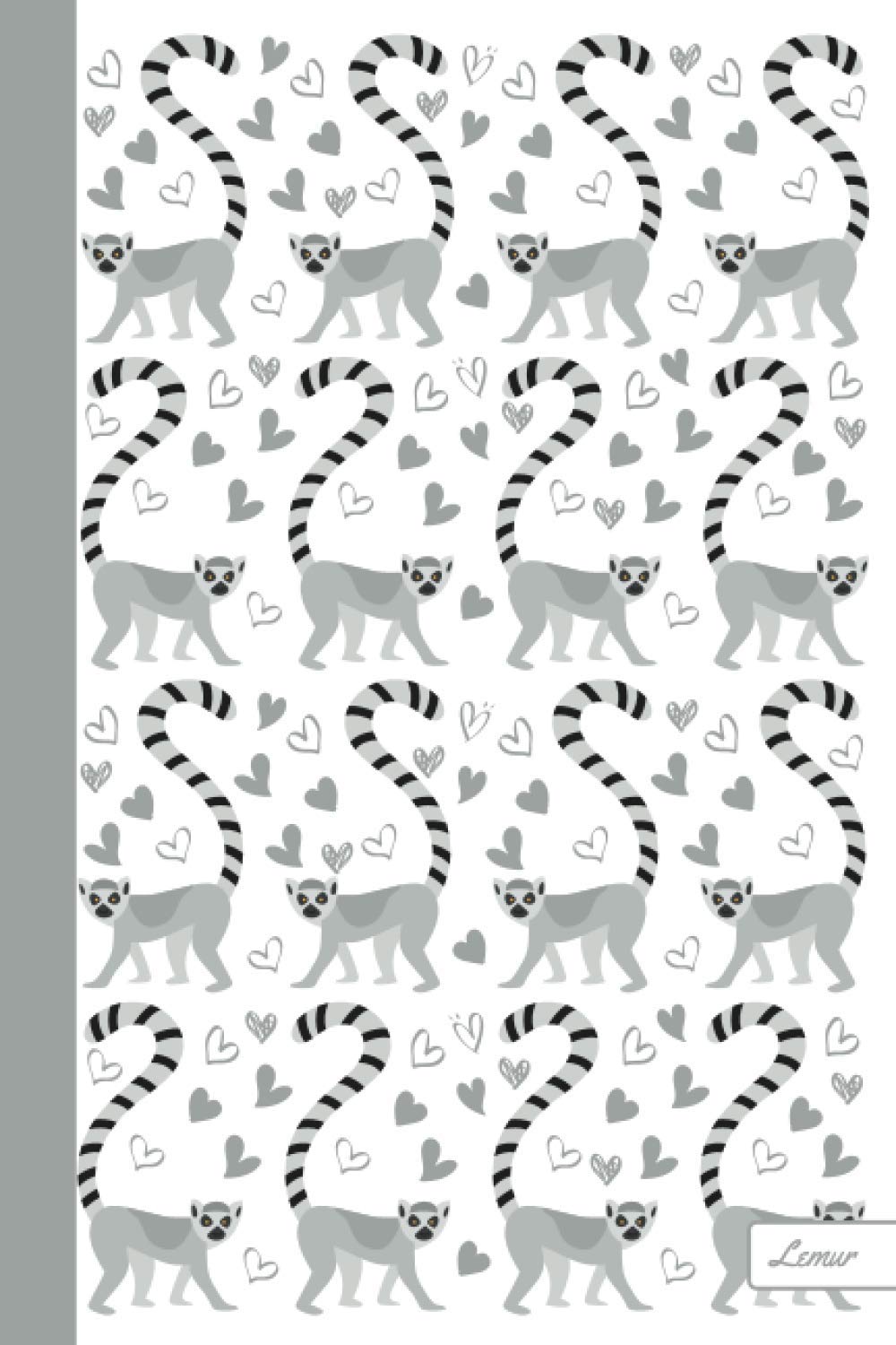 Lemur: Notebook | Cute, Funny Diary | (Lemurs Lovers) Journal | 6x9 | 110 Pages | Blank Lined Journal For Gift