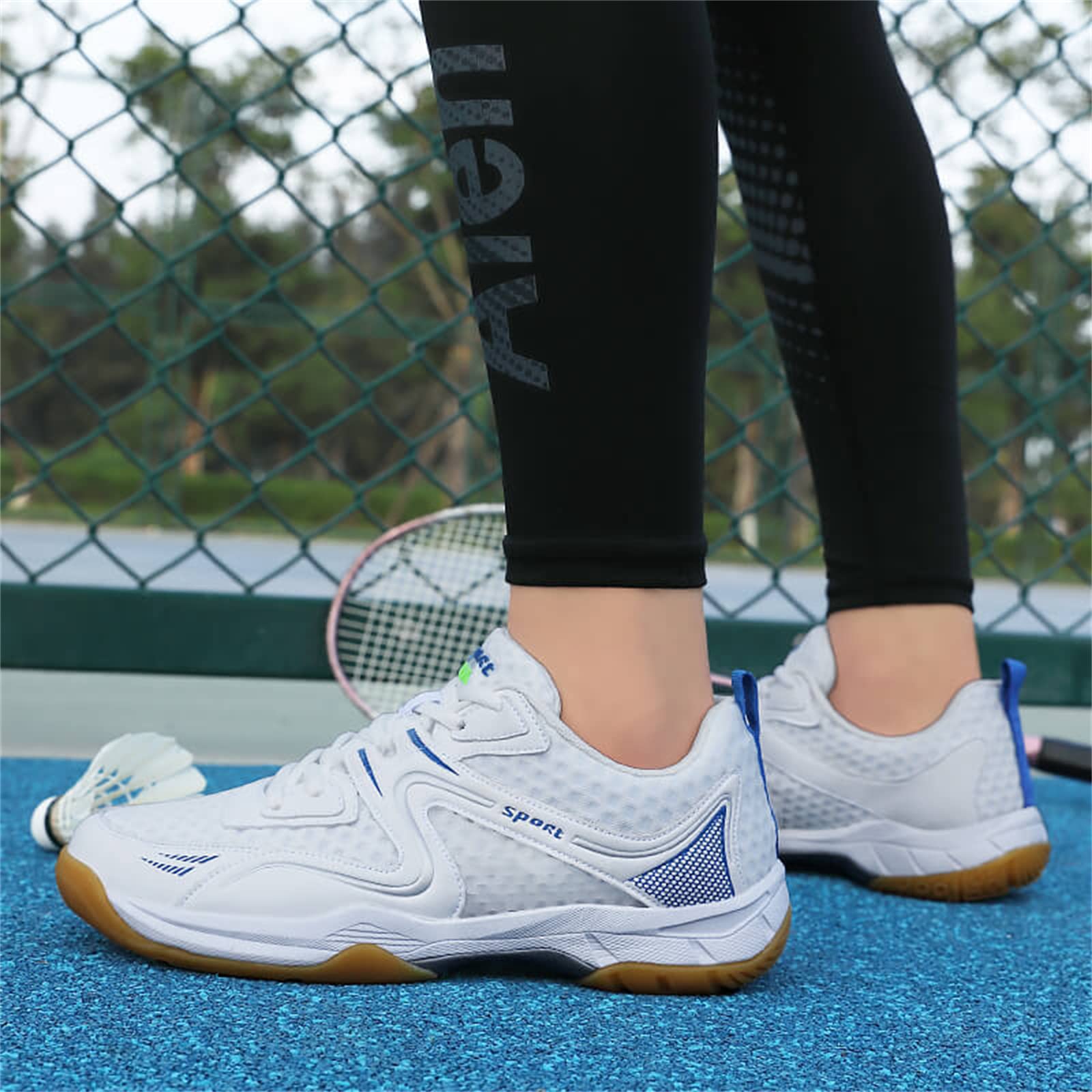 Męskie buty do badmintona Lekkie buty halowe Unisex Antypoślizgowy bufor Oddychający na co dzień