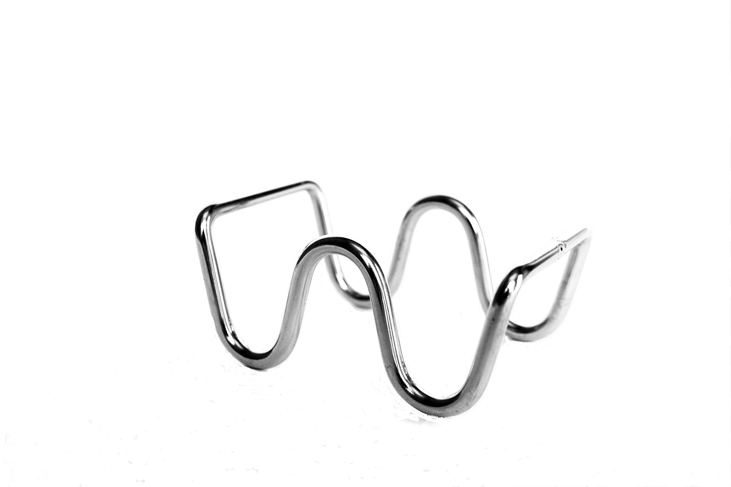 TablecraftProducts TRW12 Taco Taxi, Wire Stainless Steel, 1-2