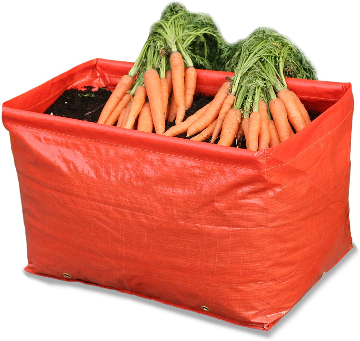 Muddy Hands Pack of 2 Carrot Planters Vegetable Plant Growing Bags Outdoor Garden Grow Bag Pots Containers