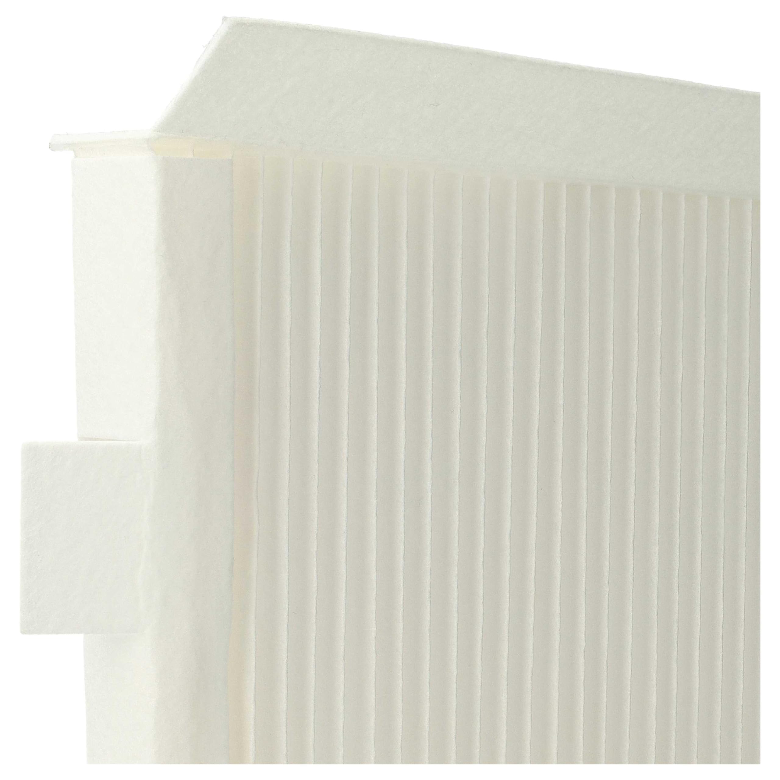 vhbw set di 8x filtri compatibile con Zehnder ComfoAir 180 Enthalpie, 180 sistema di ventilazione - Filtri G4 / F7, 24 x 12 x 5 cm, bianco