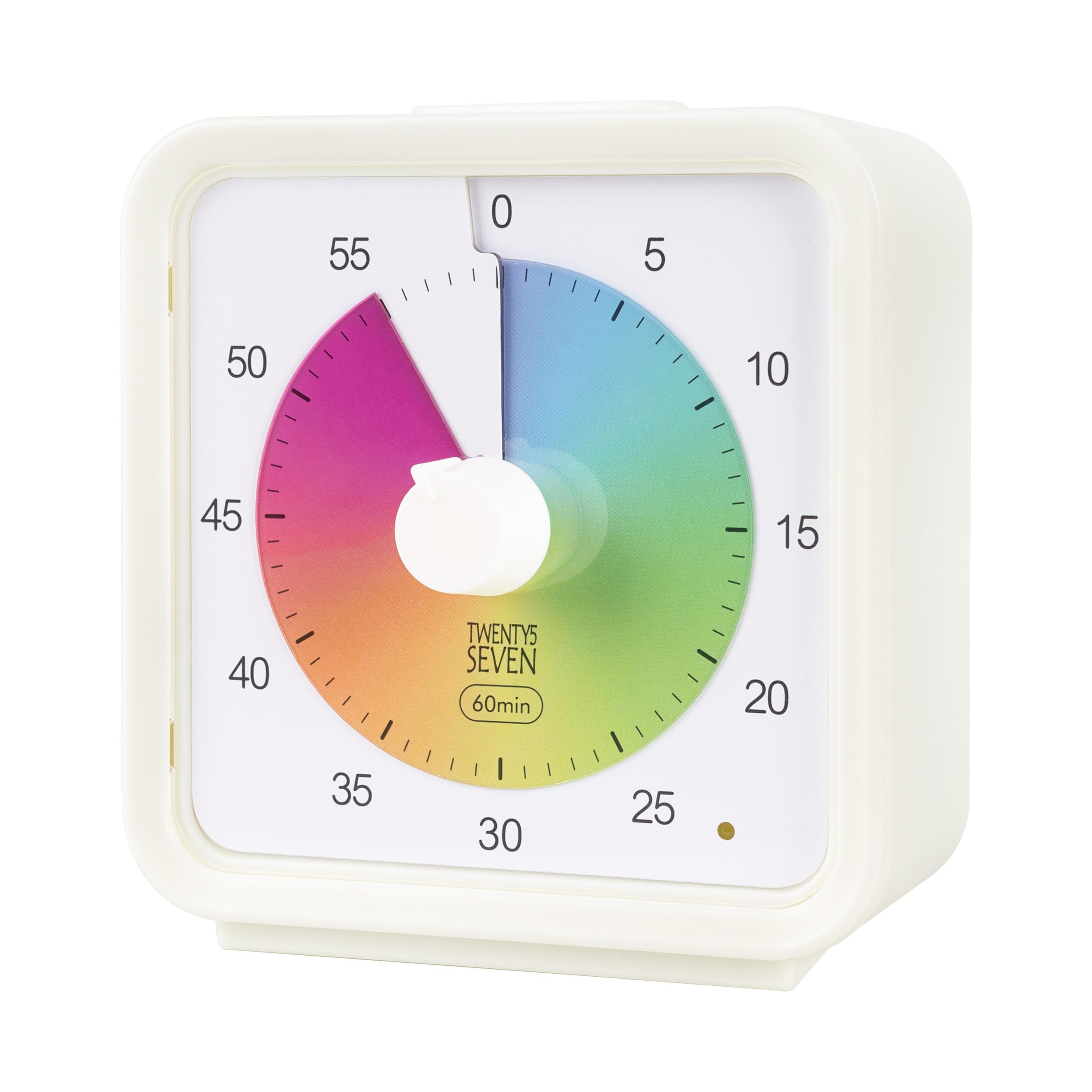 Visual Timer 7.5; 60 Minutes 1 Hour Countdown Timer for Kids Classroom Home Office Meeting, Mechanical Countdown Clock for Exam Time Management Magnetic, Sky Blue with Colorful Disc