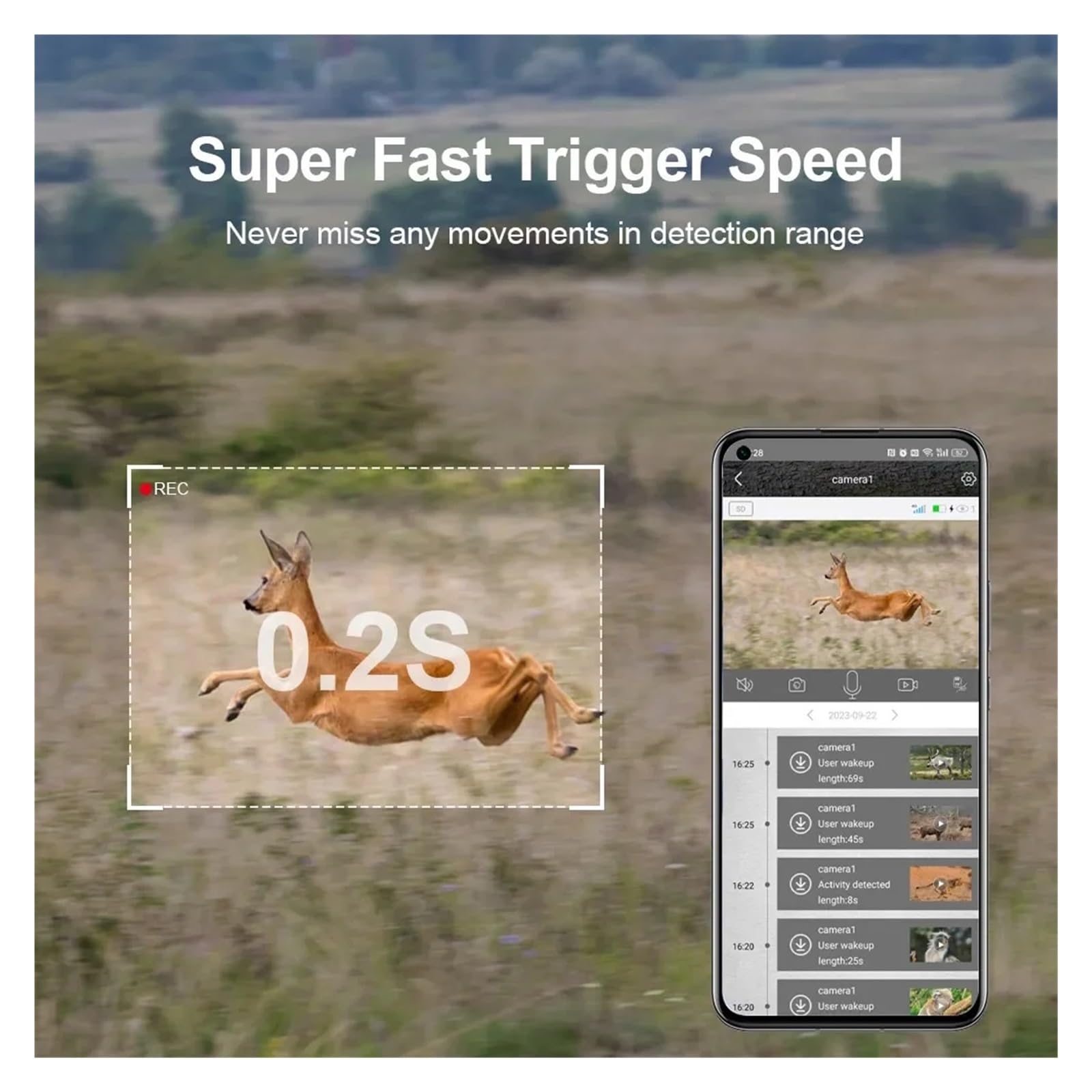 Cámara Vida Silvestre Cámara De Rastreo For Caza Solar, Tarjeta SIM 4G 14MP, IP66, Resistente Al Agua, 20M, Detección Movimiento PIR, Vida Salvaje, Visión Nocturna IR(4G Camera Add 32G)