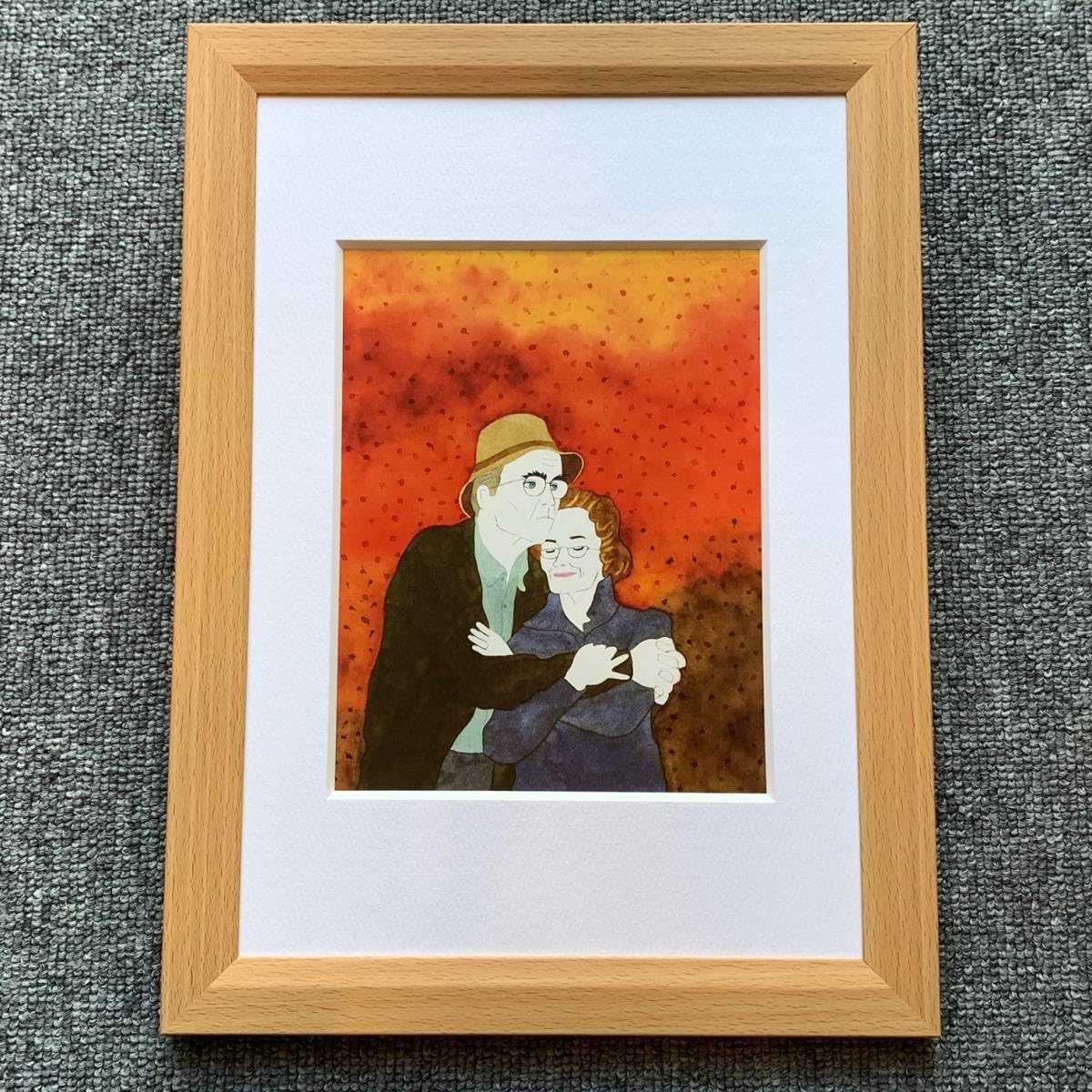 Amazon.co.jp: □和田誠『映画 黄昏』B5サイズ 額入り 貴重イラスト