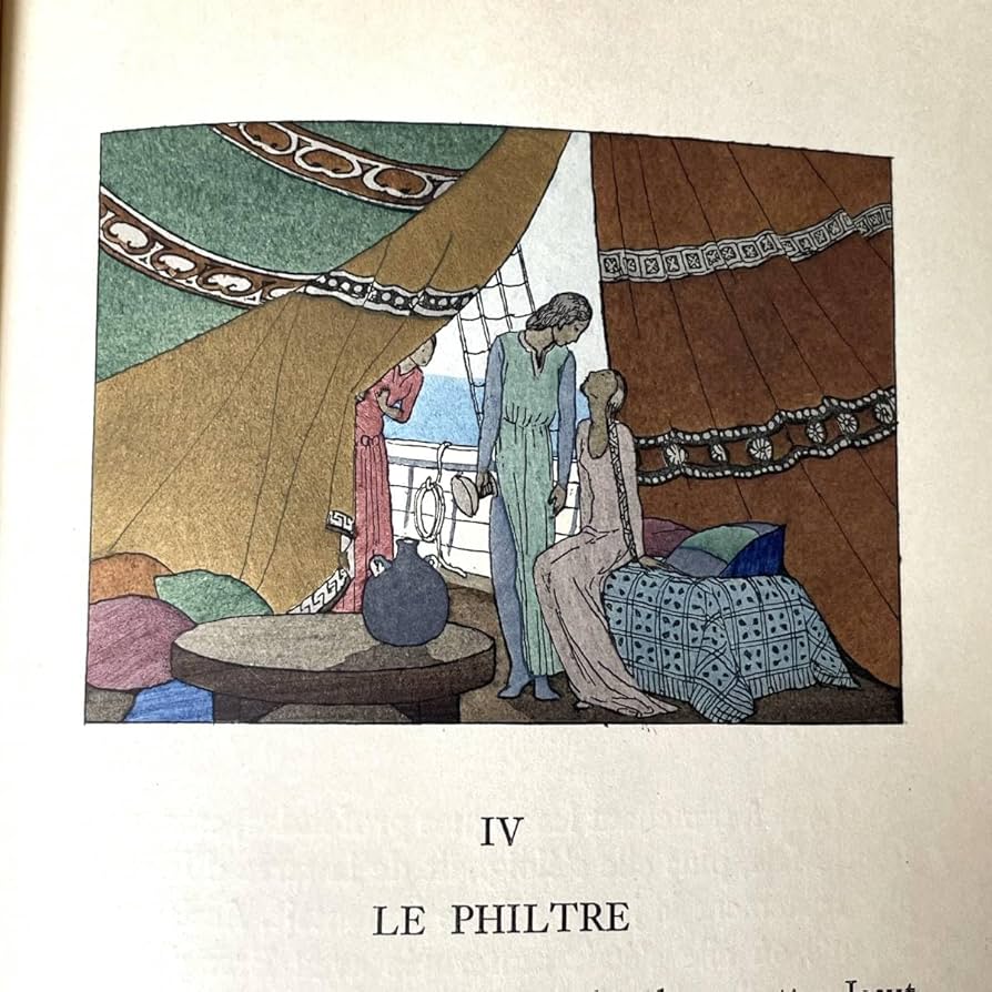 多色版⭐️A.E.マルティ 挿絵本 美装『トリスタンとイズーの物語』 多色版⭐️A.E.マルティ 挿絵本 美装『トリスタンとイズーの物語