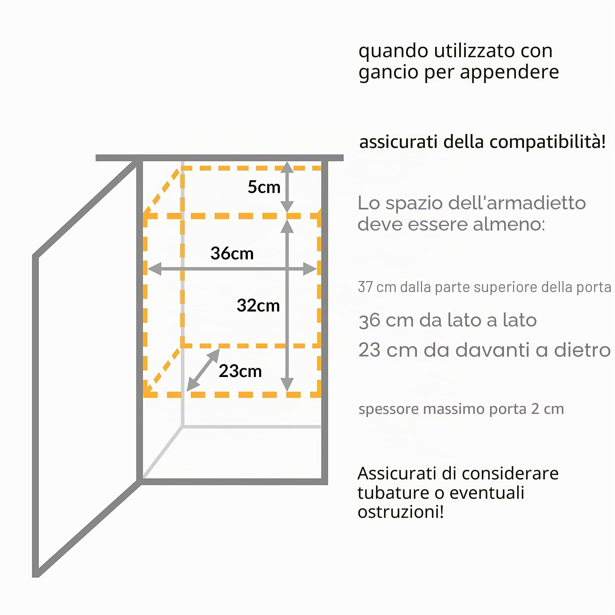 simplehuman CW1643 cestino in cabinet, pattumiera da cucina, pattumiera sottolavello, telaio in acciaio resistente, 10 L