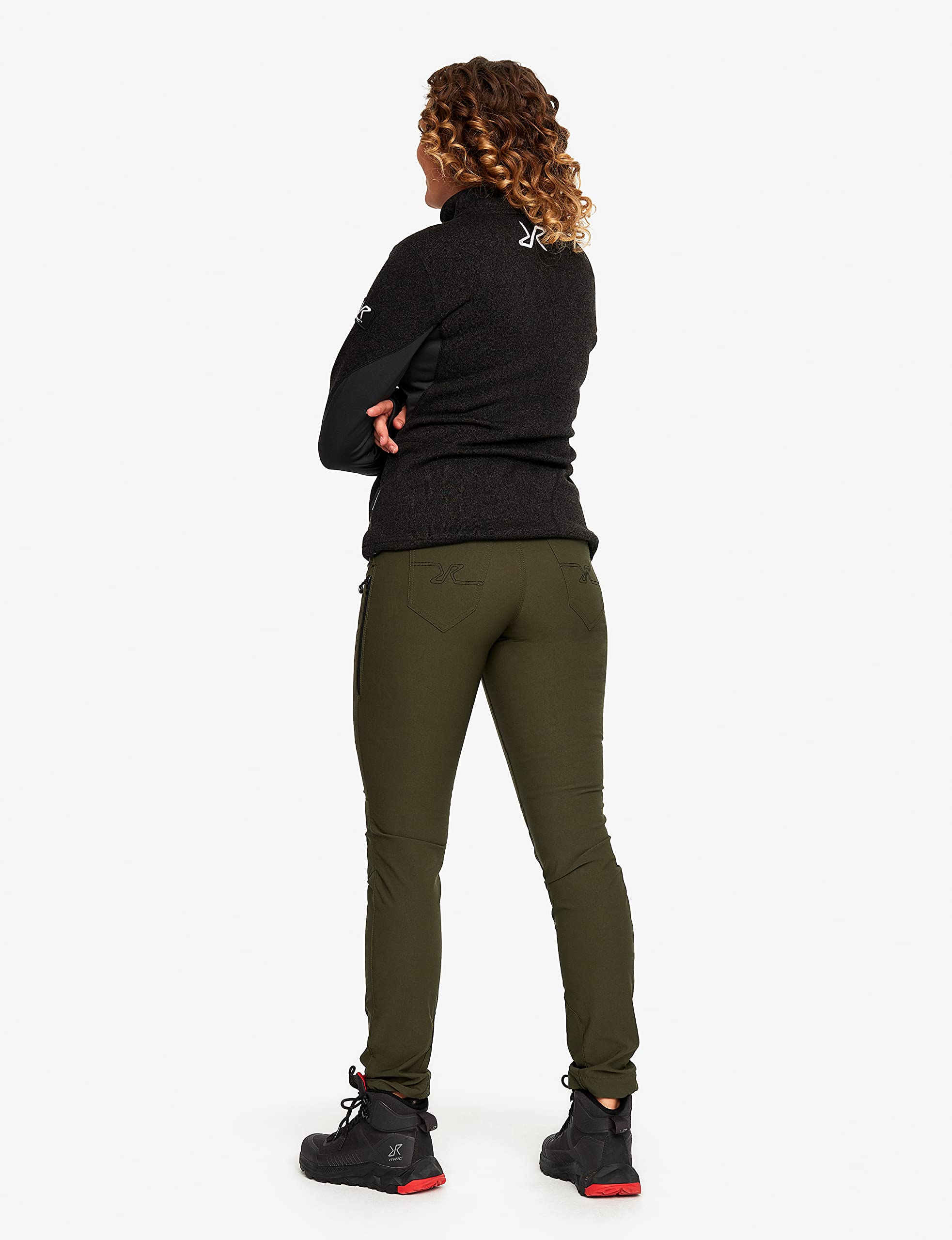 RevolutionRace Fusion Fleece da Donna, Giacca in Pile Ottima per le Escursioni e le Avventure All'aria Aperta