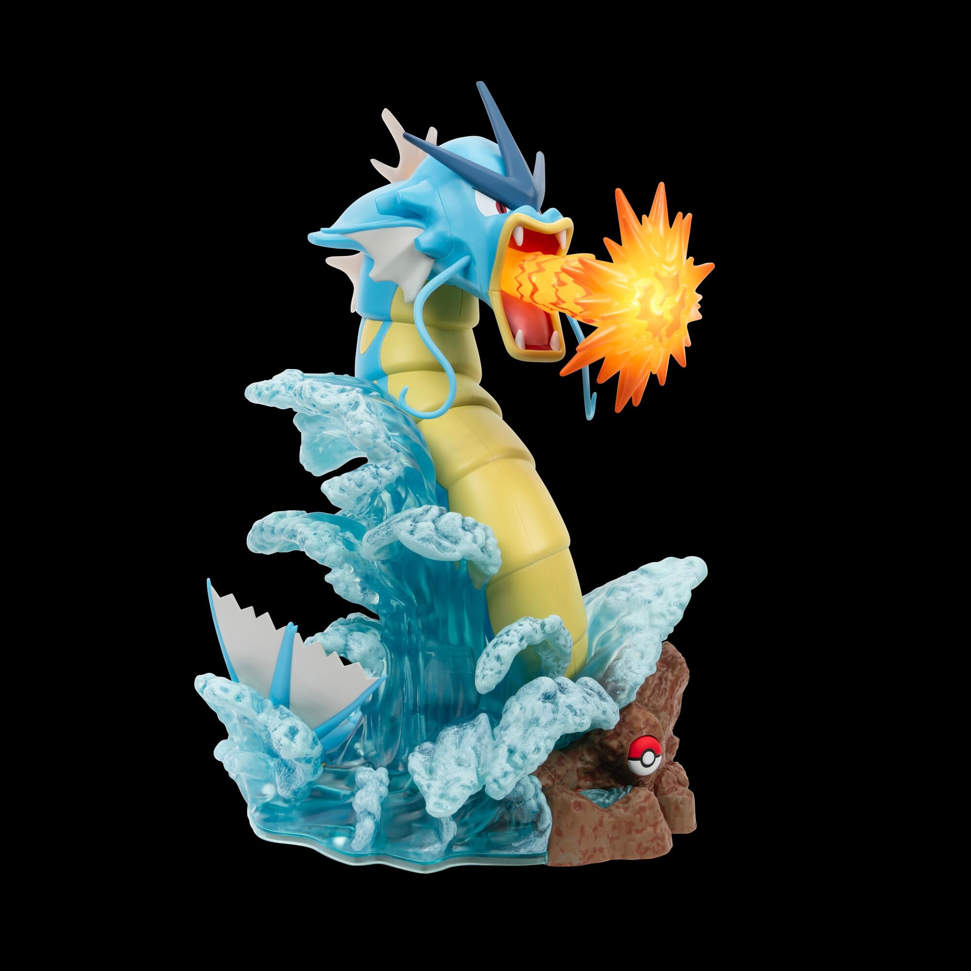 Pokémon Garados PKW3685 - Statua da collezione ufficiale con luce