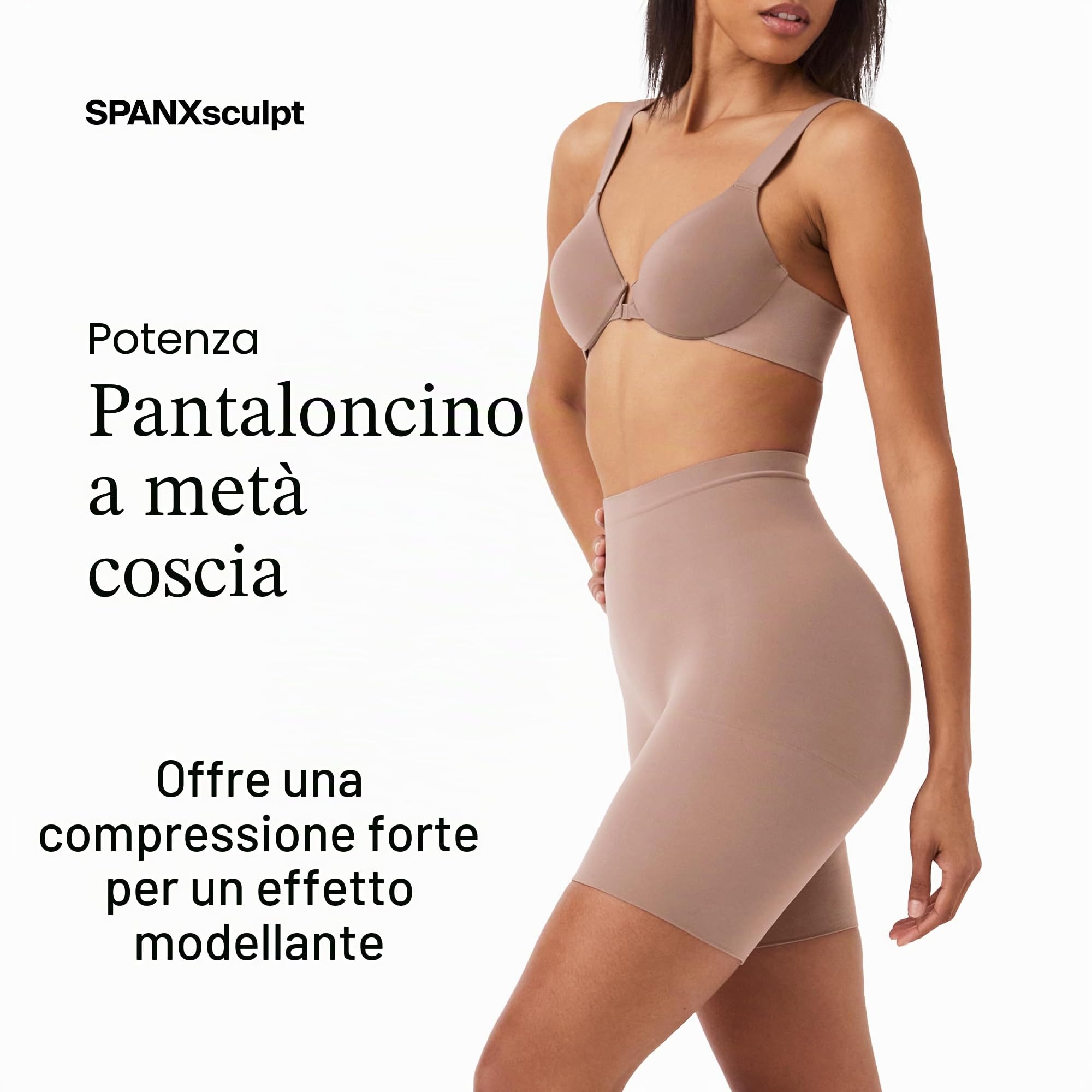 Spanx Spanx - Power Short Slip Modellanti Donna (Pacco da 1)