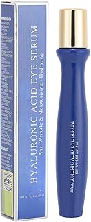 Eye Serum Eye Roller Serum Anti-Aging Hyaluronic Acid Eye Cream Serum, Reduces Dark Circles, Under Eye Bags, Wrinkles, Fine Lines, Moisturizing for Men & Women (15ml)