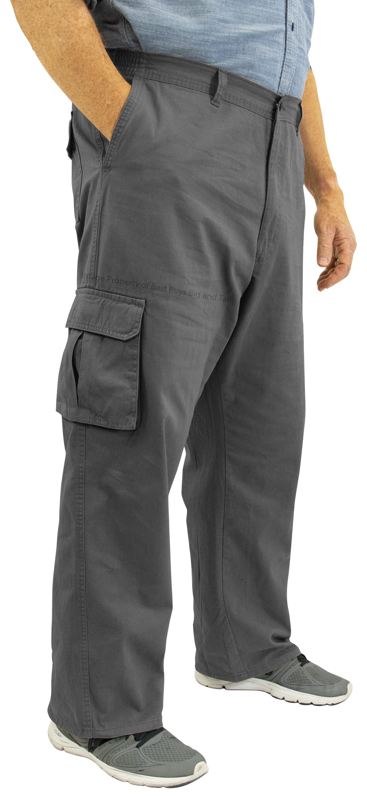 ROBOCXL Big & Tall Men's Cotton Cargo Pants