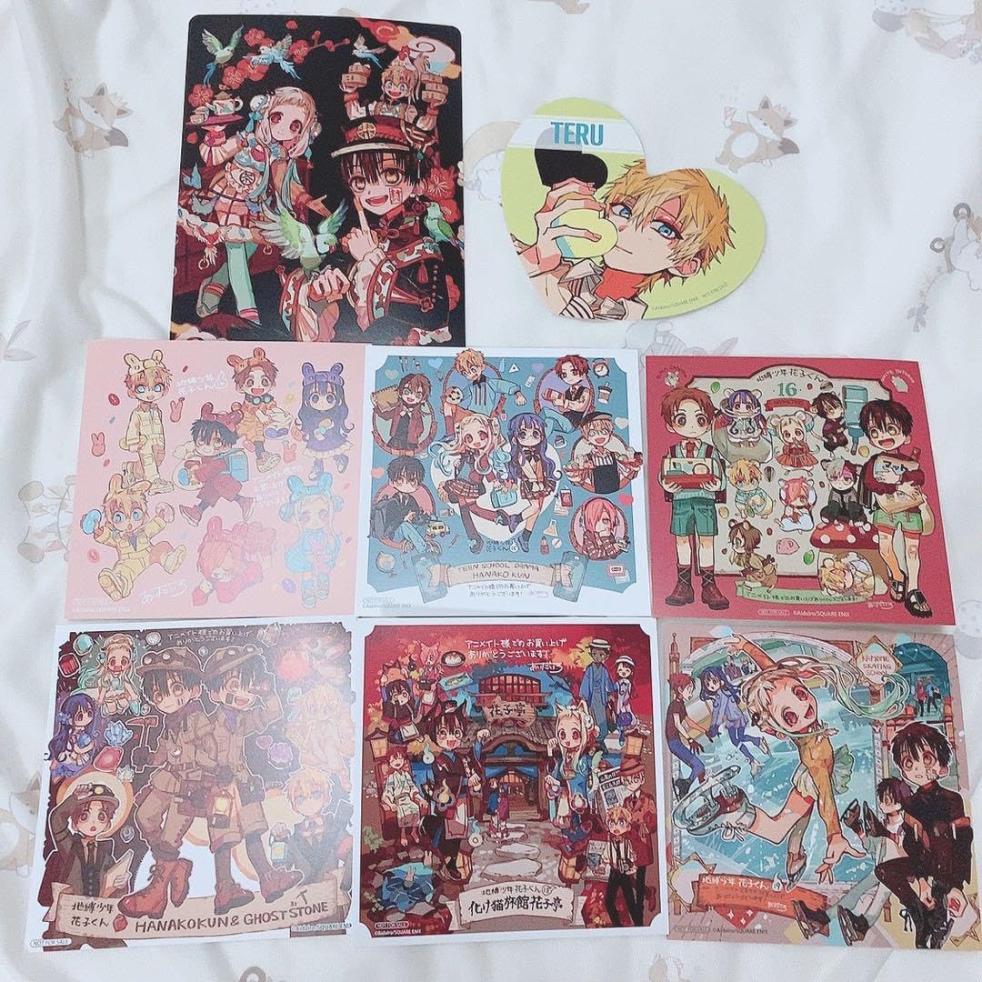 Amazon.co.jp: 地縛少年花子くん イラストカード ミニ色紙 特典 : おもちゃ