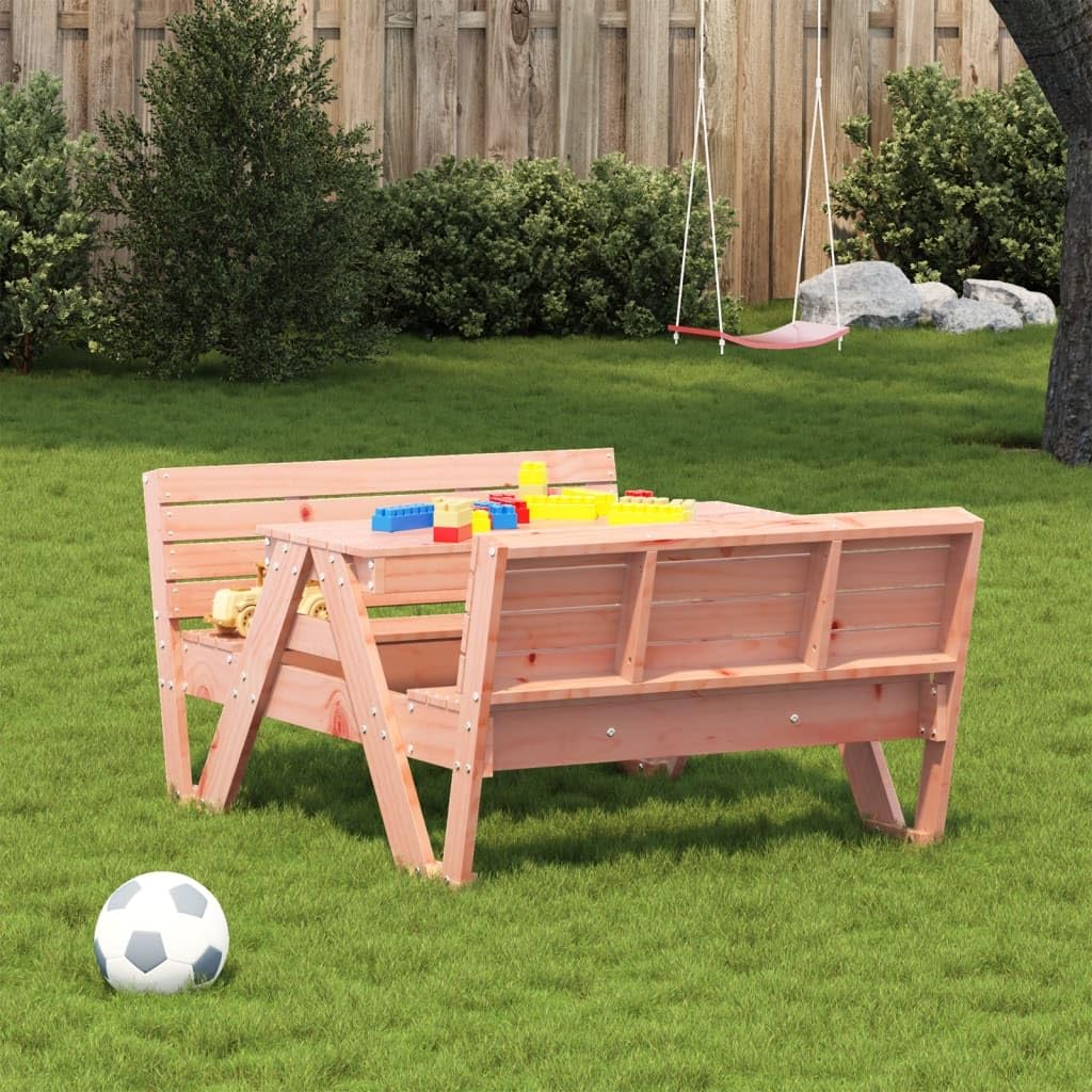 Tavolo da picnic per bambini 88x122x58 cm in legno massello Douglas