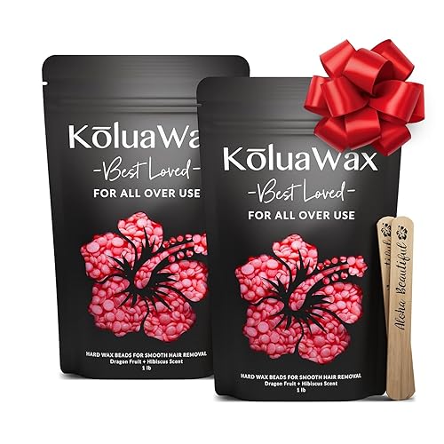 Miniatura 33 de KoluaWax Cuentas de cera dura para depilación – Fórmula de cabello grueso – cara, brasileño, axilas, pecho trasero, depilación de bikini – Colada