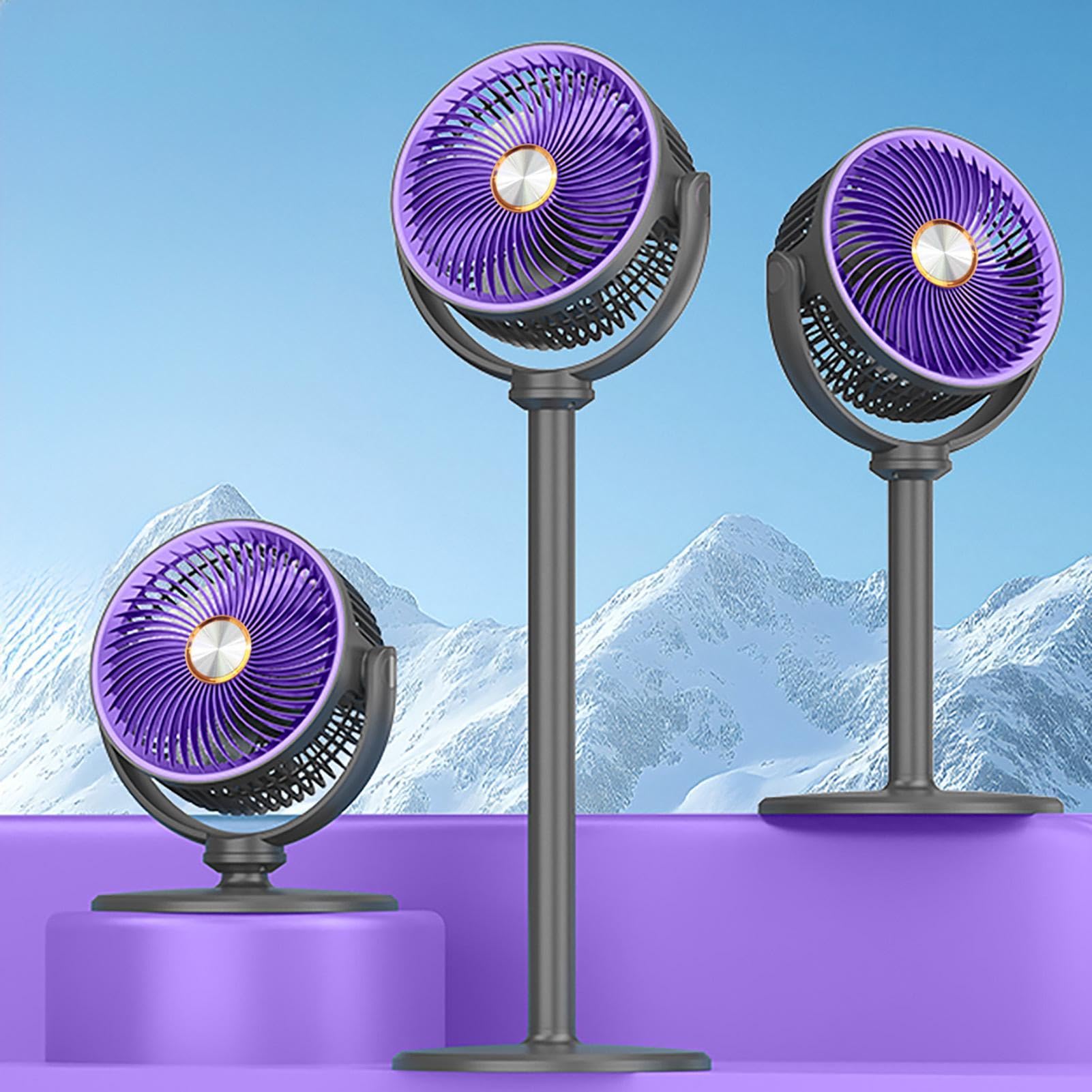 Ventiladores de suelo para el hogar – Potente flujo de aire, un puerto USB