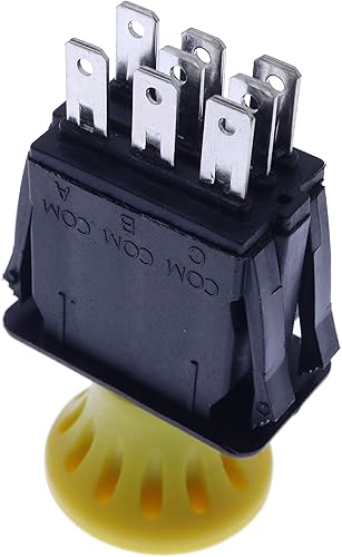Miniatura 5 de JEENDA Interruptor de toma de fuerza de embrague de hoja compatible con Exmark Toro 116-0124 1160124 Lazer Z AS E S X Z Series 8 Terminales 103-5221