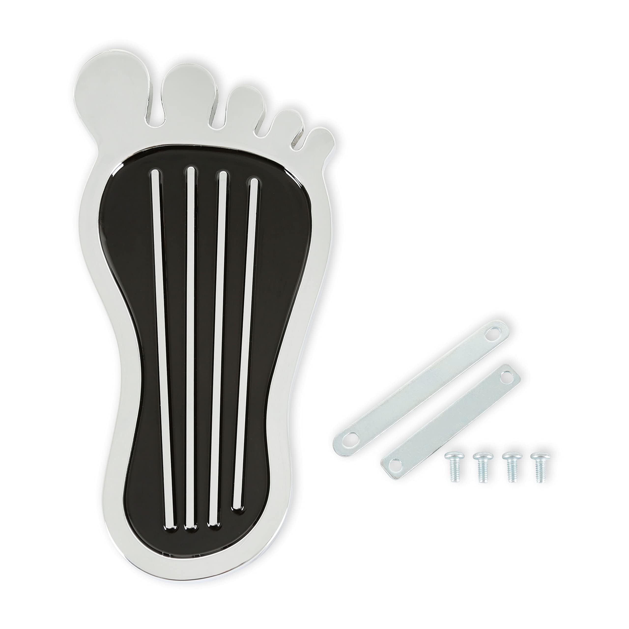 Mr. Gasket 9645 Foot Print Gas Pedal Pad - Aluminum