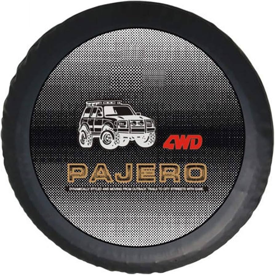 Amazon | 適合三菱車後ろのスペアタイヤカバー SUVタイヤカバー 背面