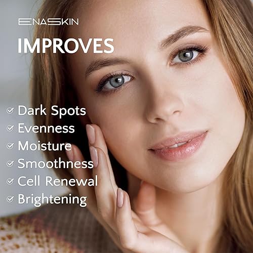 Miniatura 4 de EnaSkin Suero eliminador de manchas oscuras para rostro y cuerpo manchas de la edad, pecas, manchas marrones melasma, fórmula avanzada