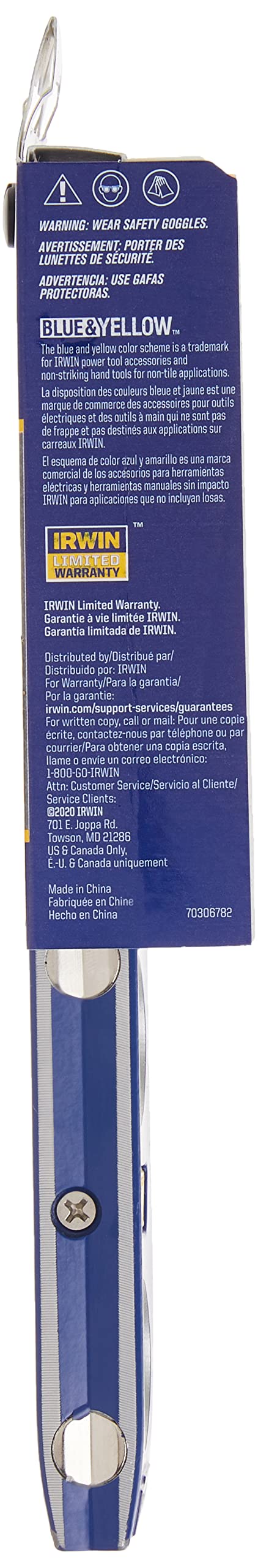 Irwin herramientas 250 magnético Torpedo, 9 (1794153)