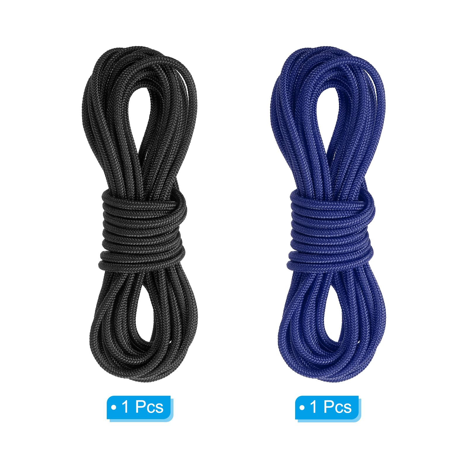 Corde D-Loop PATIKIL Pour Arc à Poulies - 2 Cordes Noire Et Rouge - 3m X 2.5mm - Facile à Couper Et Installer