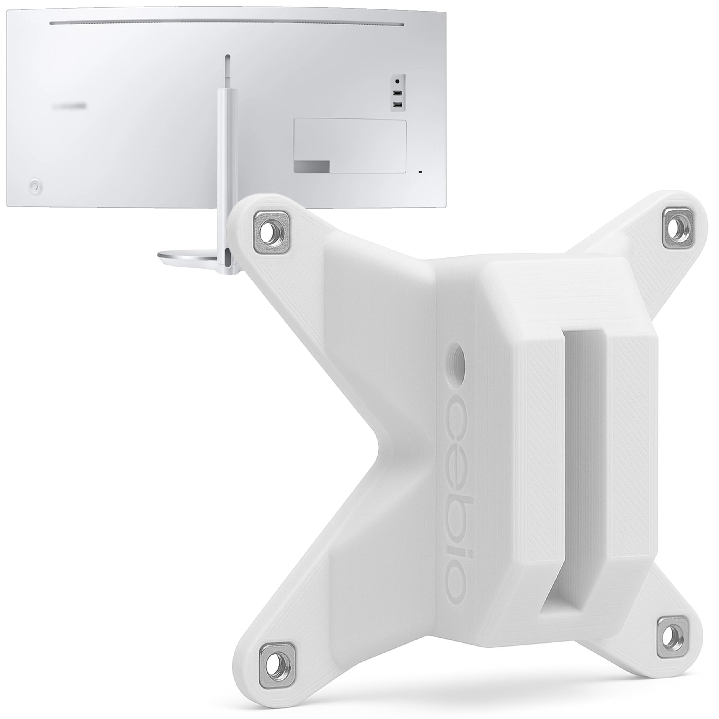 3IDEE VESA Mount Adapter for Samsung Curved QLED Monitor CJ79, CF79 (C34J791, LC34J791, C34F791 and More) - Samsung Monitor Mount Adapter 75x75 mm - for Monitors Without VESA Connection-image-37