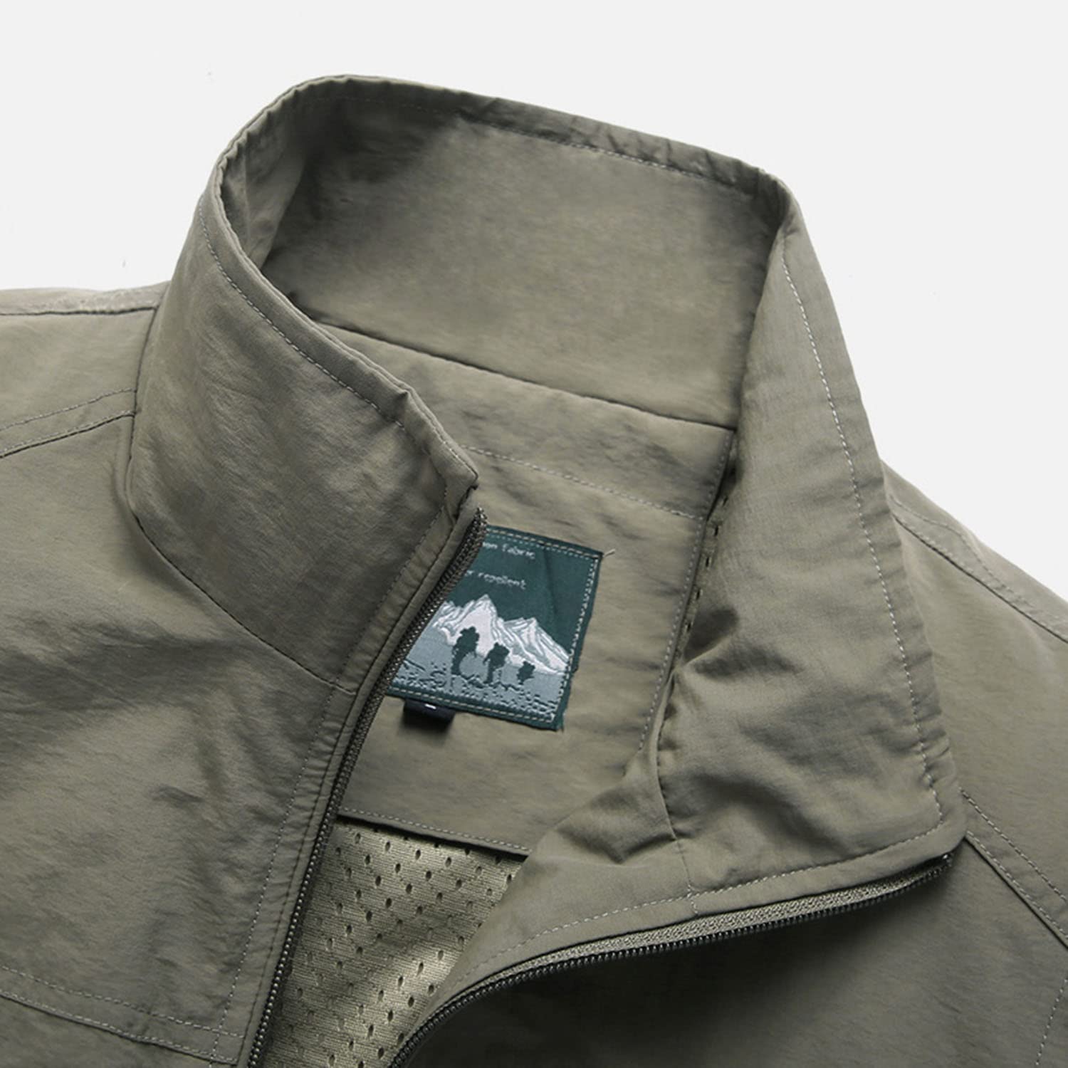 Chaleco para Hombre Chaleco Sin Mangas con Multibolsillos Chaleco De Pesca Exteriores Chaqueta Transpirable De Secado Rápido para Fotografía Viajes Senderismo