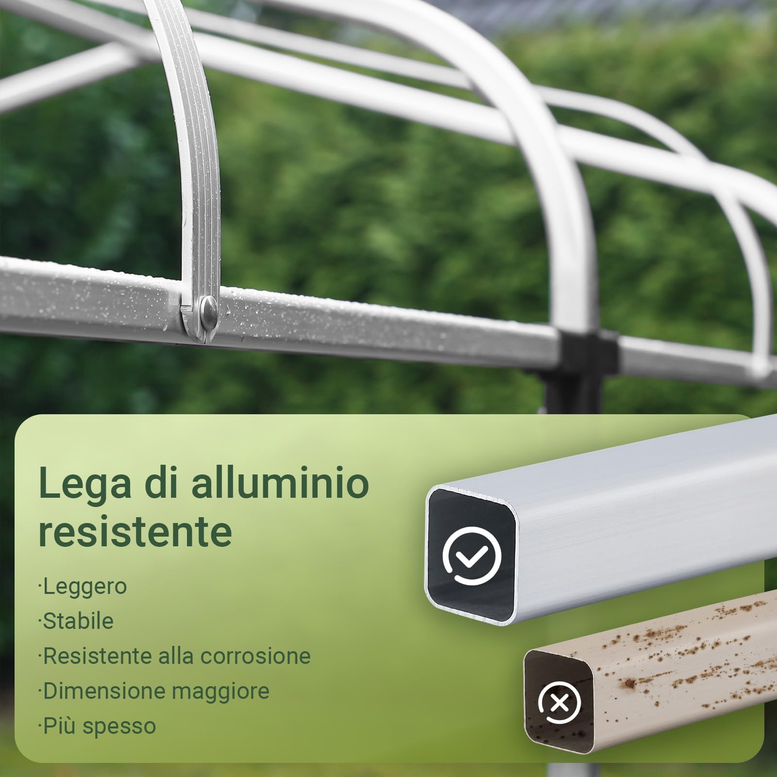 Tenda per Bicicletta Impermeabile per Esterno 120x176x163 cm Argento