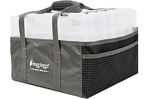 FROGG TOGGS Fishing Deluxe Tackle Bag 3700: Ideal for Anglers