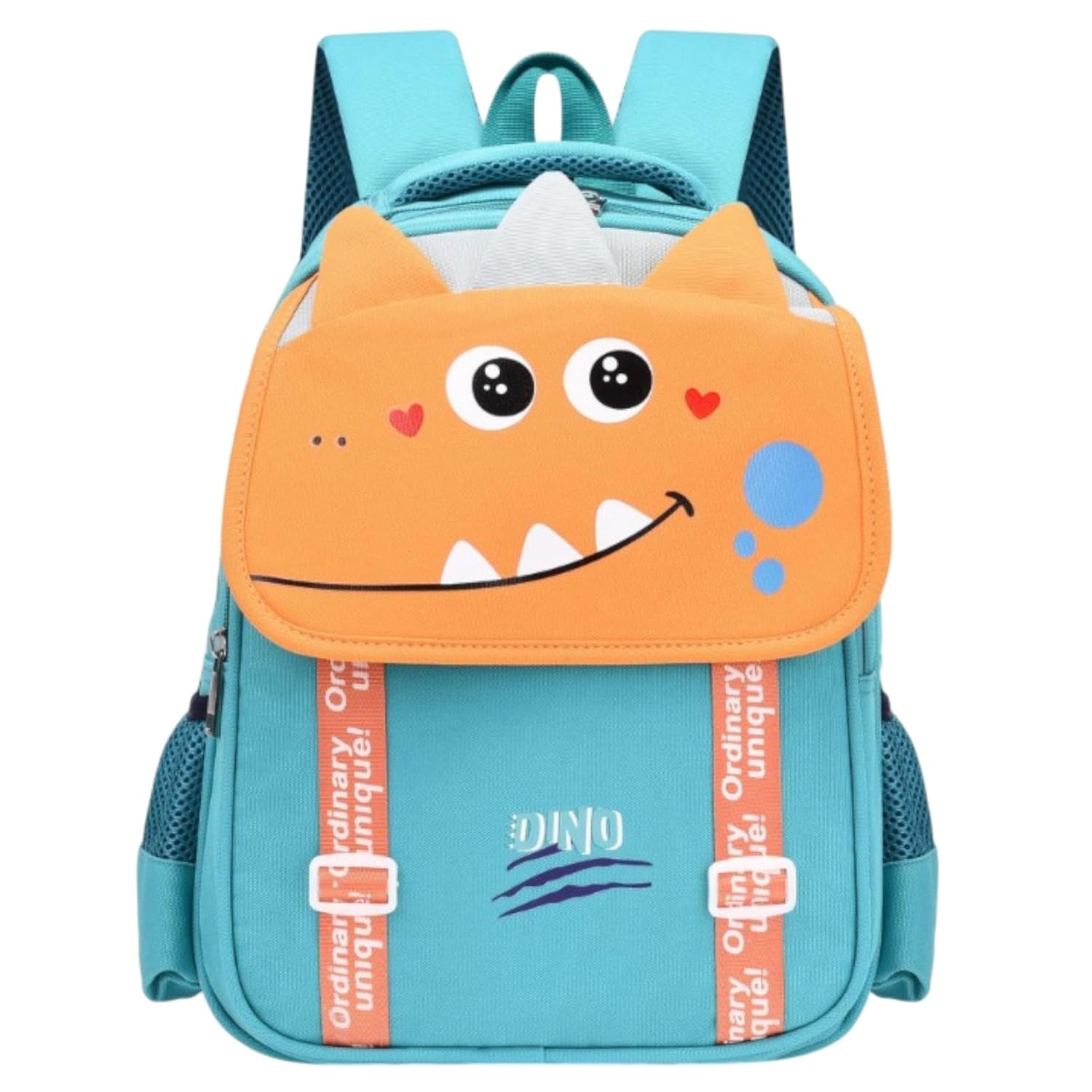 Mochila Escolar Infantil Unicórnio e Dinossauro, 4 Cores Disponíveis, Design Divertido, Alças Ajustáveis, para Crianças da Pré-escola e Ensino Fundamental