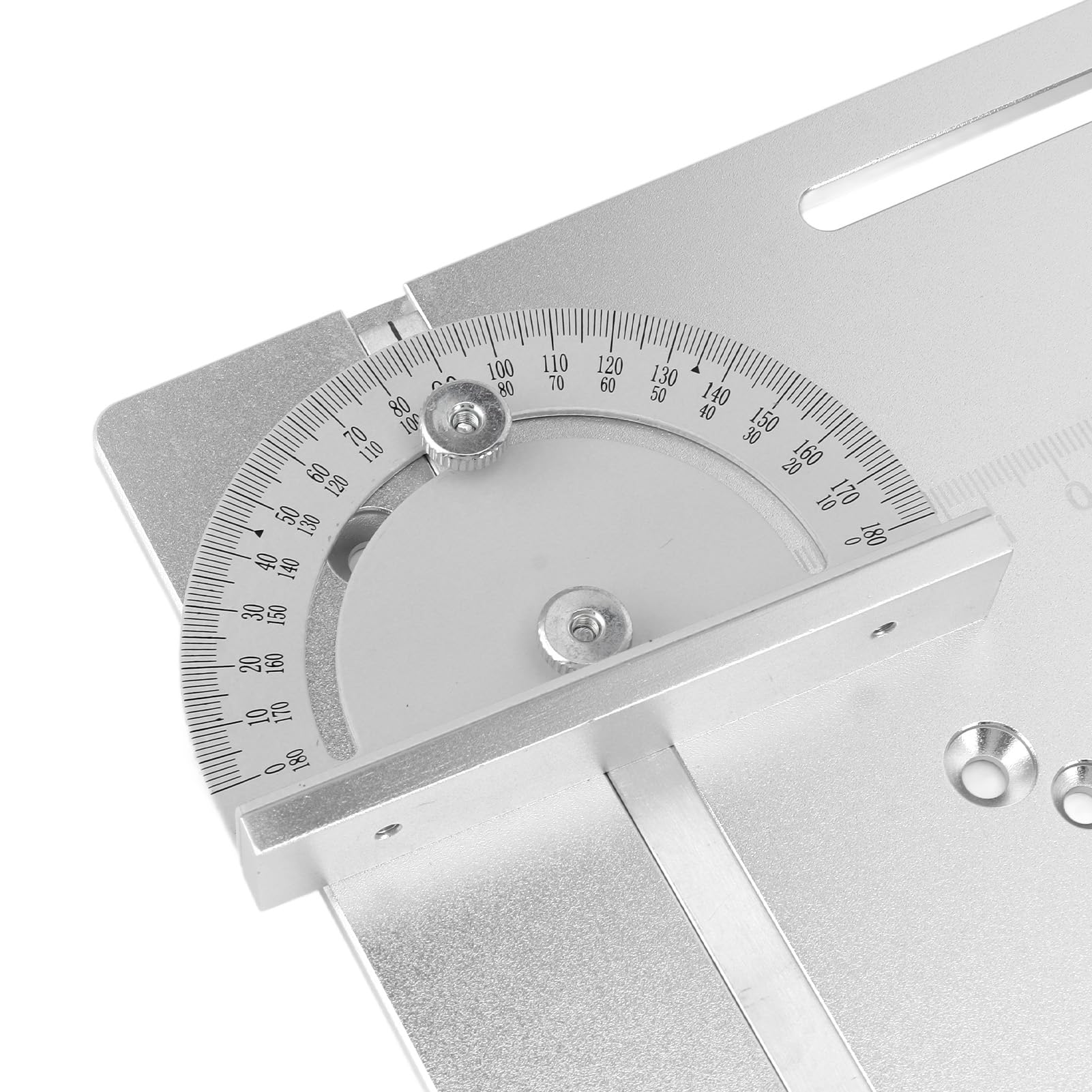 Placa de Inserción de Mesa de Enrutador de Aluminio, Placa Abatible de Enrutador de Bancos de Carpintería, Mesa de Banco de Carpintería Ajustable para Fresar y Recortar