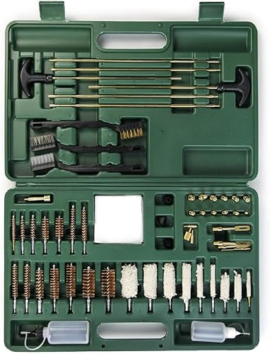 Miniatura 8 de GUGULUZA Kit universal de limpieza de pistola para todas las armas, rifle de caza, pistola de disparo, suministros de limpieza para todos los