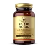 Vegetarian CoQ-10 200 mg, 60 Vegetable Capsules - Heart Healthy, Protective Antioxidant - Coenzyme Q10 (CoQ-10) Supplement - Vegan, Gluten Free, Dairy Free, Kosher - 60 Servings