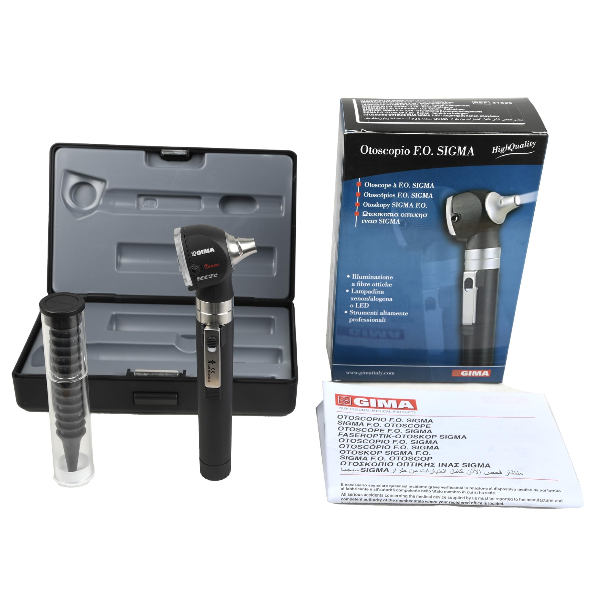 GiMa 31525 Otoskop F.O. Sigma 2.5 V, xenon/Halogen
