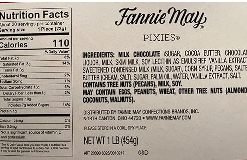 Miniatura 5 de Fannie May Paquete envuelto para regalo: 2 paquetes de Pixies de 1 libra, variaciones de menta Meltaways de 1 libra (festividad/Navidad/Día de San