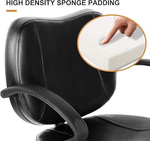 Miniatura 5 de Artist hand Silla de salón para estilista, cómoda silla de peluquería con bomba hidráulica, sillas de estilista para salón con asiento extra ancho