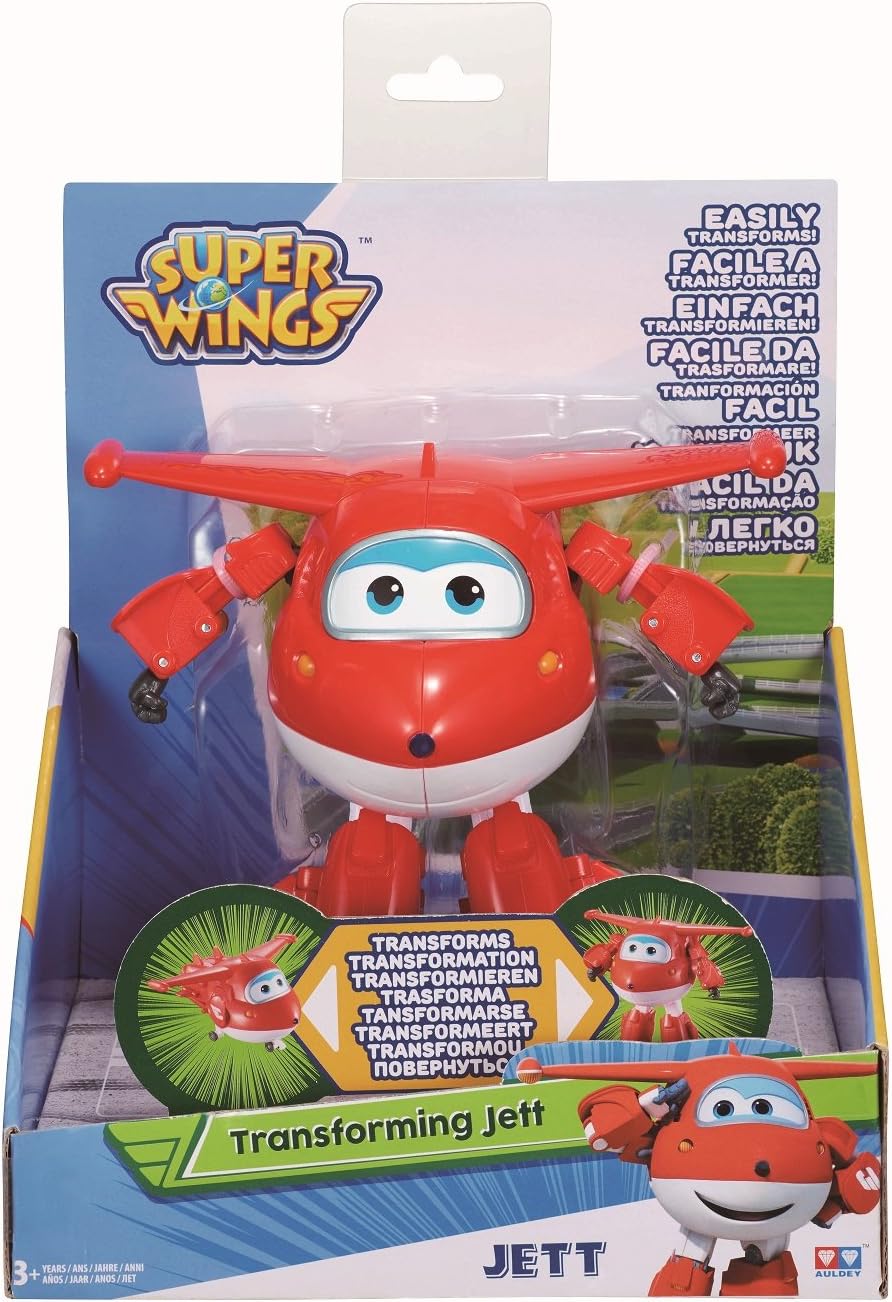 Auldeytoys Yw710210 Super Wings Transforming Jet Toy Figurine Single Amazon De Toys Games