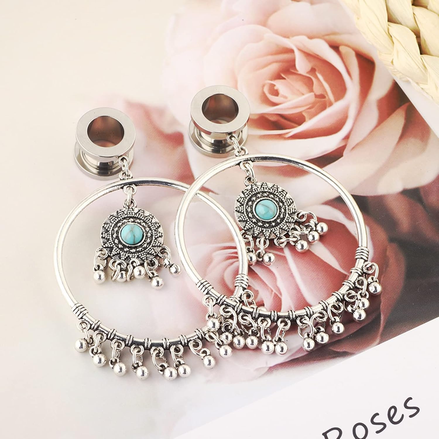 Orecchino A Goccia A 2 Fori - 61 Mm Con CZ - Placcato Oro 3 Micron X1 - Perles & Co - Foto 5