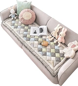 Amazon｜マルチカバー カラー カントリー パッチワーク風 田園風