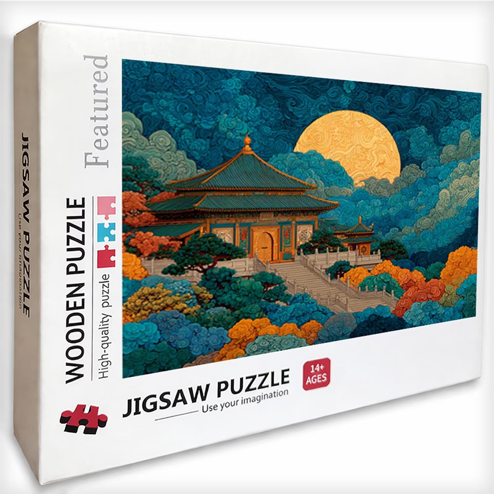 Chińskie drewniane puzzle 4000 sztuk, puzzle dla dorosłych z pudełkiem 141 x 87 cm, łamigłówki, dla mężczyzn kobiet nastolatek, kreatywne gry logiczne, dekoracja domu, 9-7860