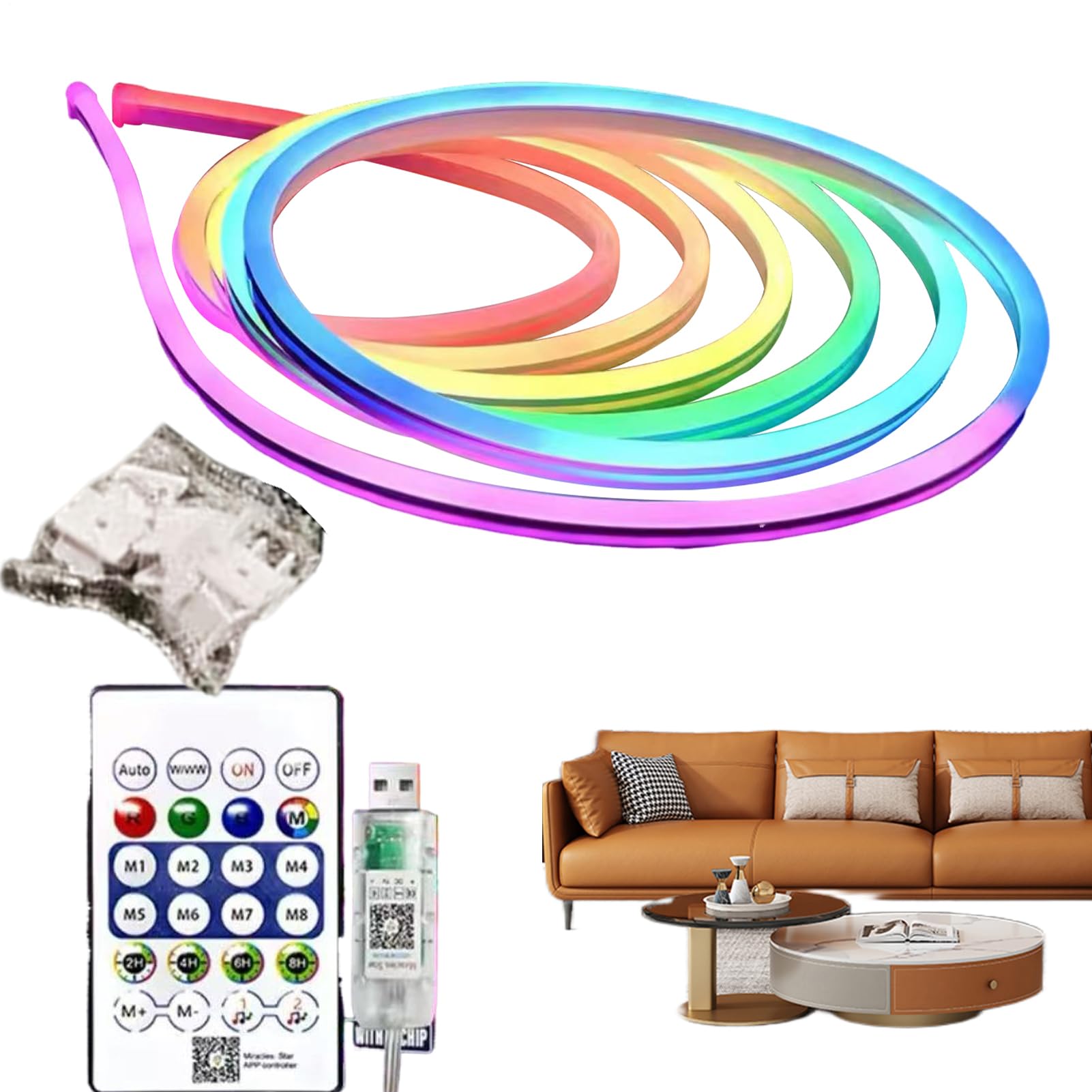 Smart Light Strip Color Changing Indoor Lamp