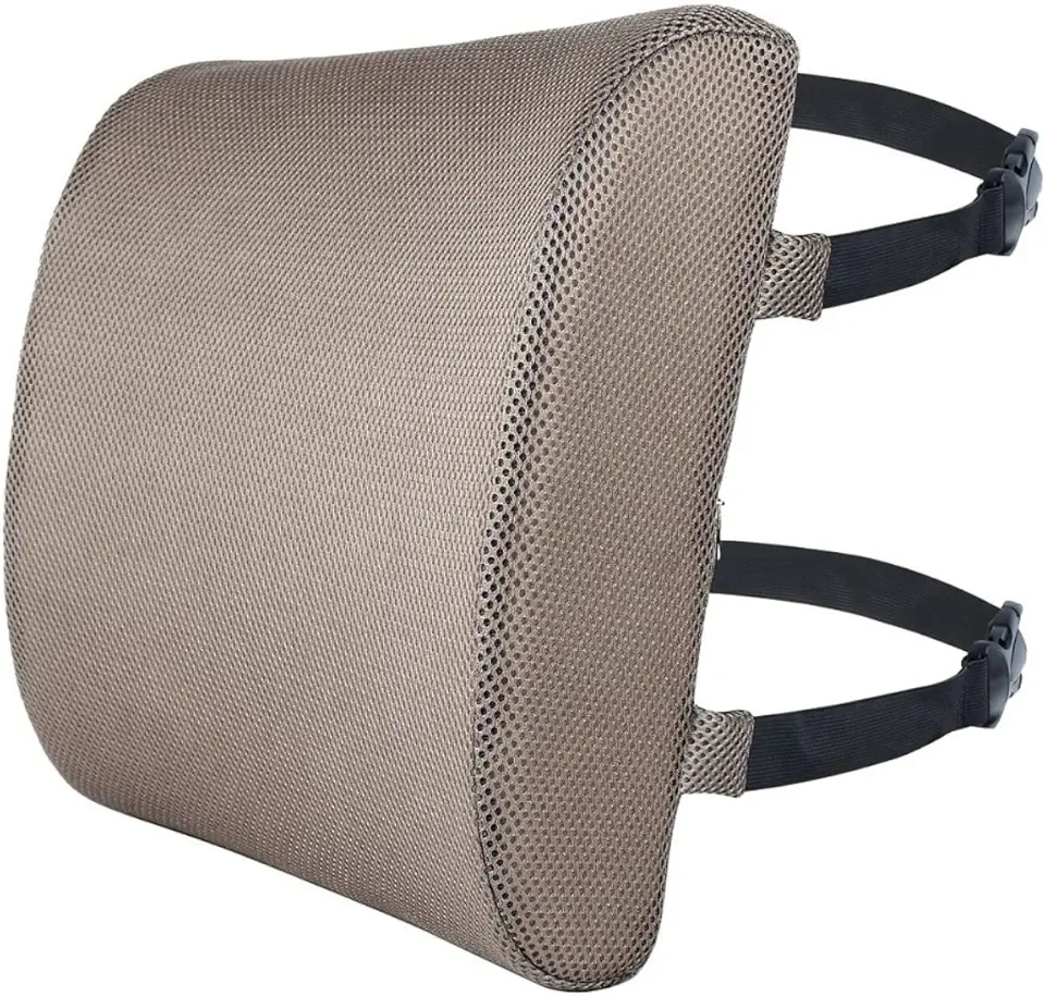 Encosto Lombar Almofada Ortopédica De Cadeira com Alças Ajustáveis - Dr Coluna