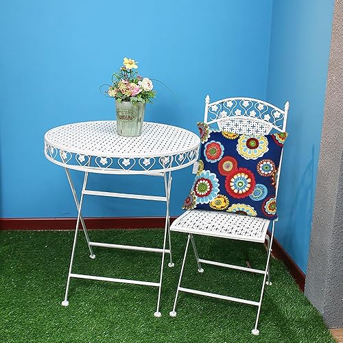 Miniatura 5 de Magpie Fabrics Paquete de 2 fundas de almohada impermeables para exteriores de 18 x 18 pulgadas, fundas de almohada decorativas para jardín, patio,