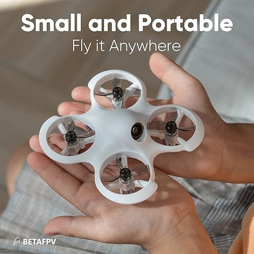 Miniatura 9 de BETAFPV Cetus Lite FPV Drone Kit para niños, con función de autoprotección de retención de altitud, 2 modos de velocidad, simulador de soporte listo