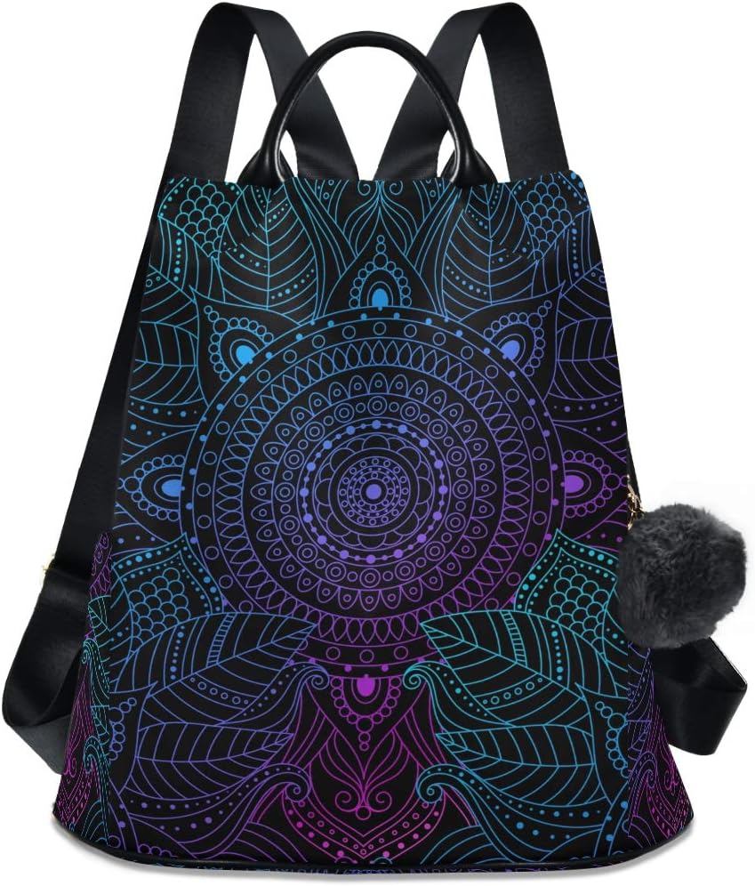 ALAZAFunny Woman Backpack Purse for Women Anti Theft Fashion Back Pack Shoulder Bag