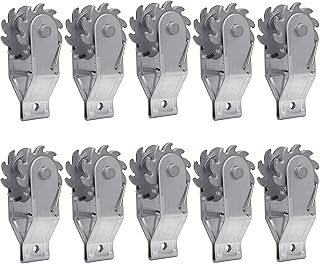 Electric Fence Wire Tensioner and Wire Strainer, 10 pcs Heavy Duty Inline Wire Tightener Galvanized Steel Clip for Farm, Garden, Outdoor