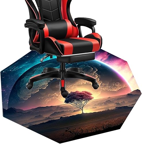 Miniatura 1 de Tapete para silla de juegos de oficina para alfombra, silla de computadora, para suelo de madera dura, tapete para suelo de moqueta para oficina,