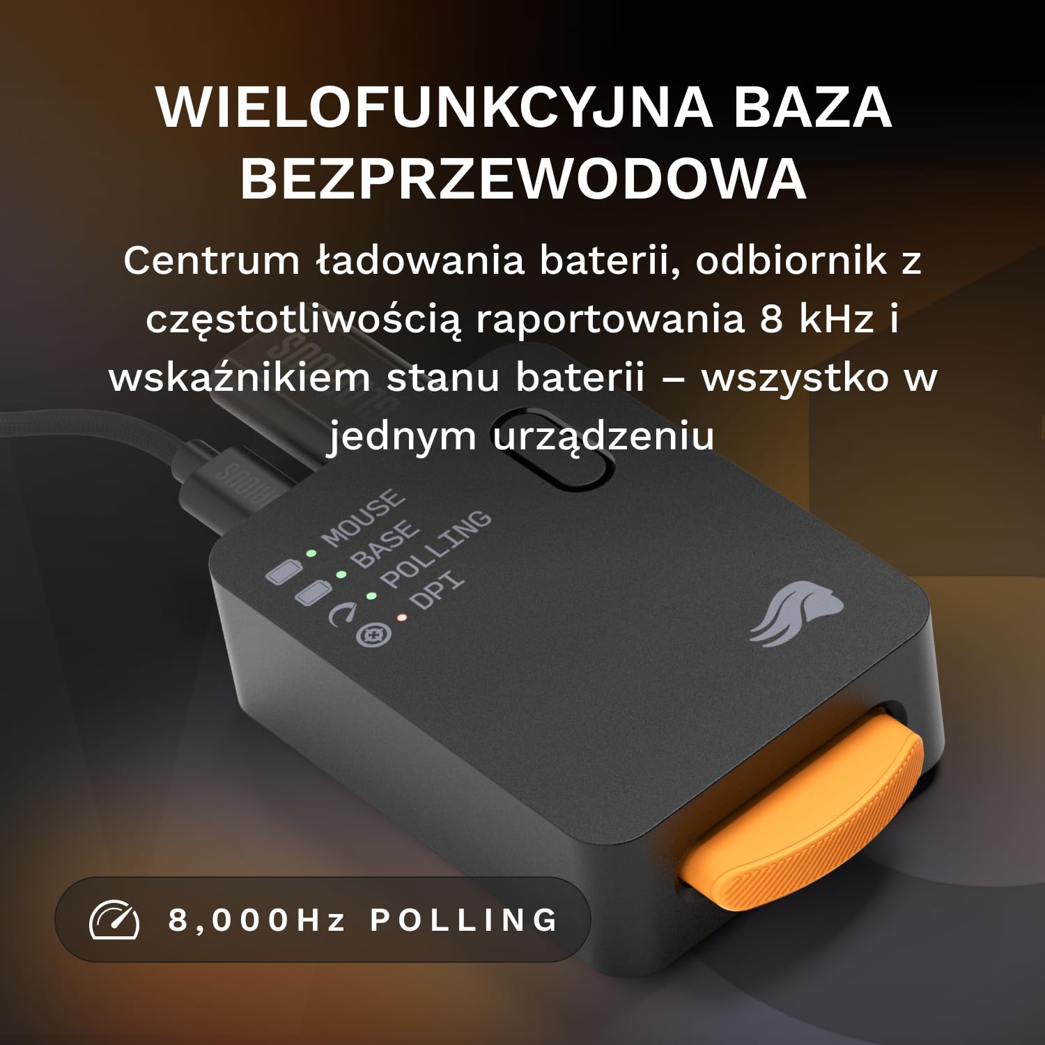 GLORIOUS Gaming – bezprzewodowa mysz gamingowa Model O3 – Wymienne baterie InfinitePlay, raportowanie 8k, przełączniki optyczne na 130M kliknięć, ultralekka: 66 g, Sensor optyczny 30k DPI, RGB – czerń