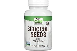 NOW Organic Broccoli Seeds for Sprouting